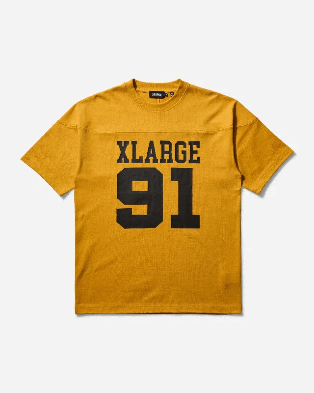 Men's sport-inspired t-shirt-Men's Numbering T-Shirt Yellow