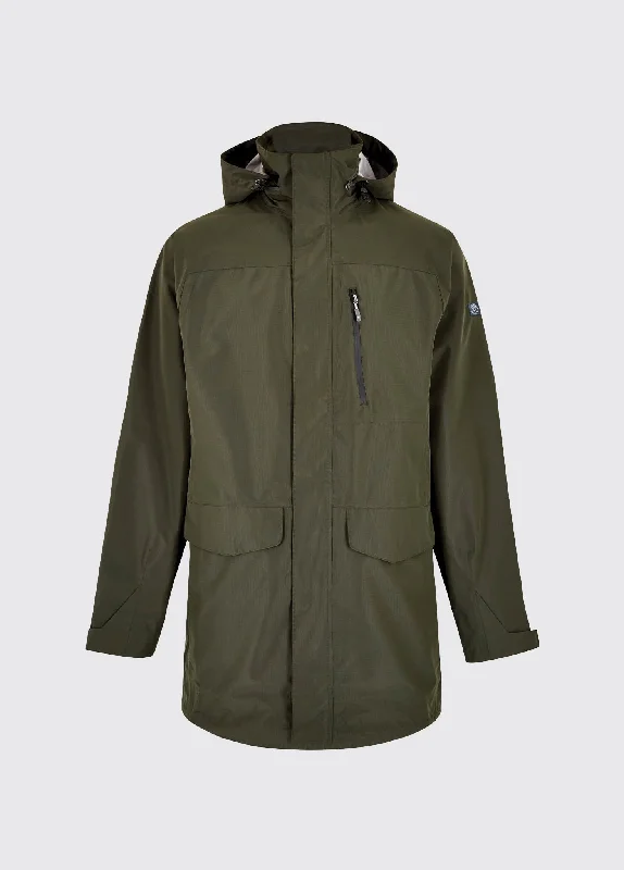 Men's high-stretch softshell jacket-Pedlar Waterproof Jacket - Pesto