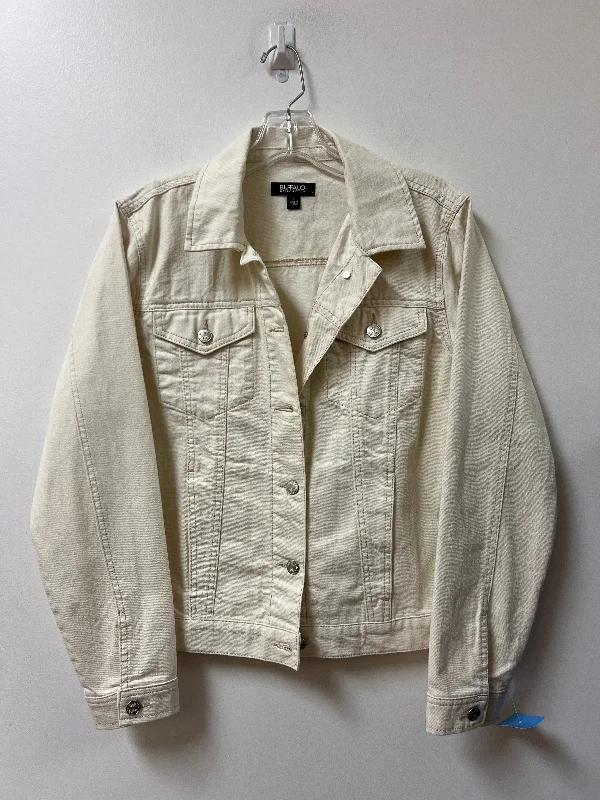 Men's quick-dry field jacket-Jacket Denim By Buffalo David Bitton In Cream, Size: S