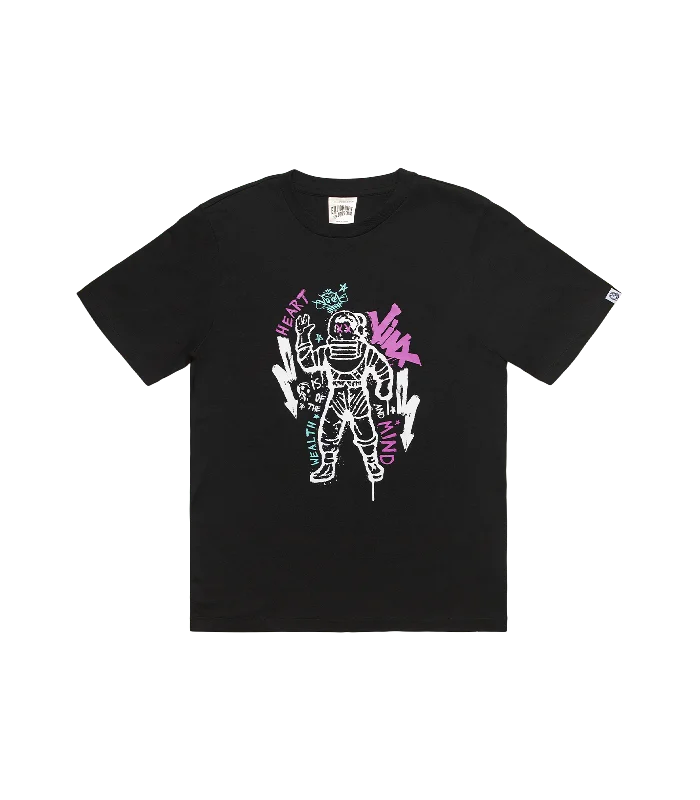 Men's casual wear t-shirt-BBC X ARCANE JINX TEE - BLACK