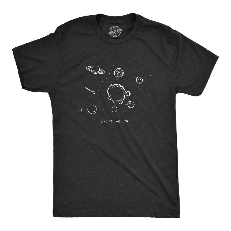 Men's athletic fit t-shirt-Give Me Some Space Men's T Shirt