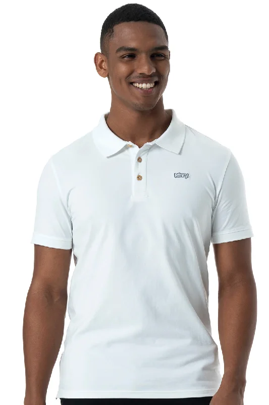 Men's tech-fabric t-shirt-Golfer _ 151884 _ White