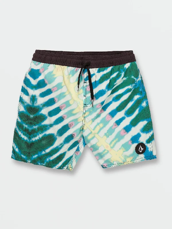 Men's breathable workout shorts-Little Boys Beach Bunch Trunks - Multi