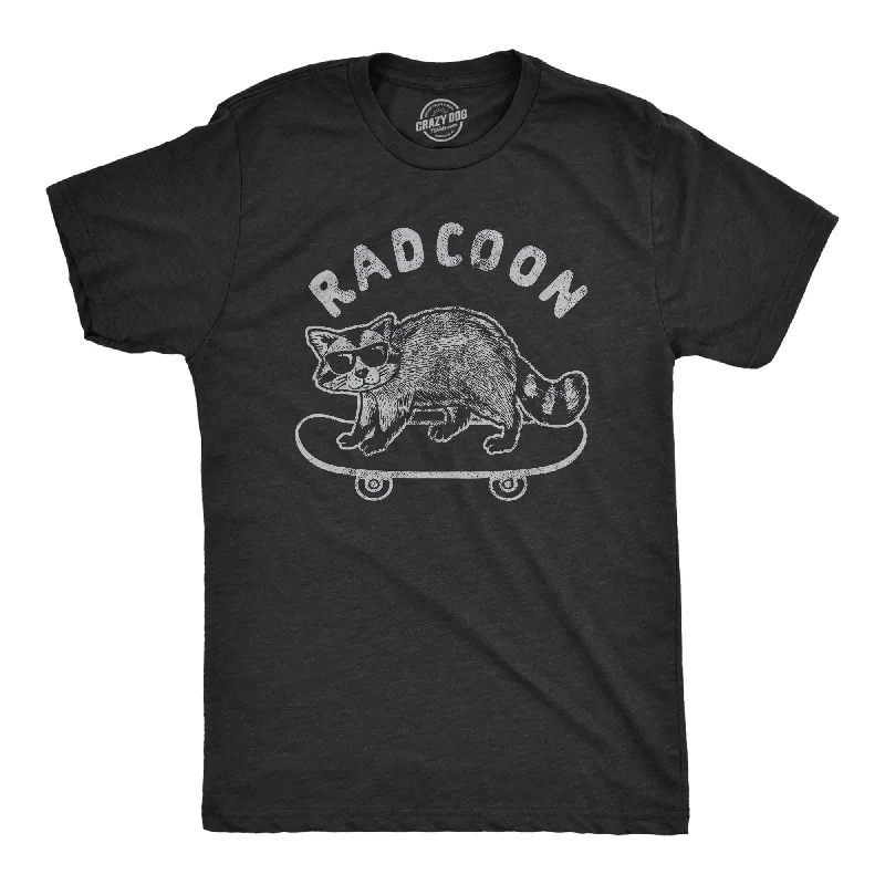 Men's nature-inspired graphic t-shirt-Radcoon Men's T Shirt