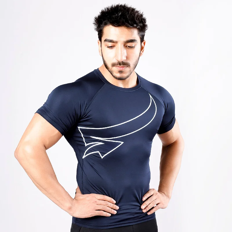 Men's quick-drying t-shirt-ICONIC COMPRESSION Short Sleeve Tee