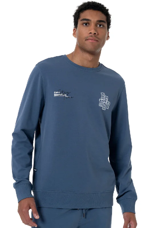 Men's basketball sweatshirt-Sweatshirt _ 158310 _ Indigo