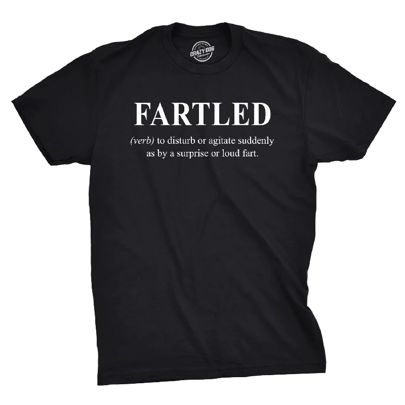 Men's minimalist design t-shirt-Fartled Men's T Shirt