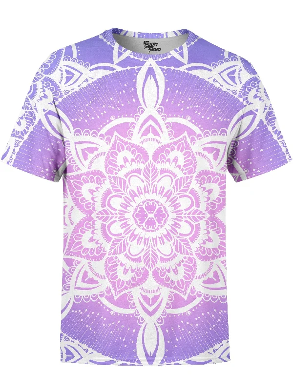 Men's minimalist design t-shirt-Starlight Mandala Unisex Crew