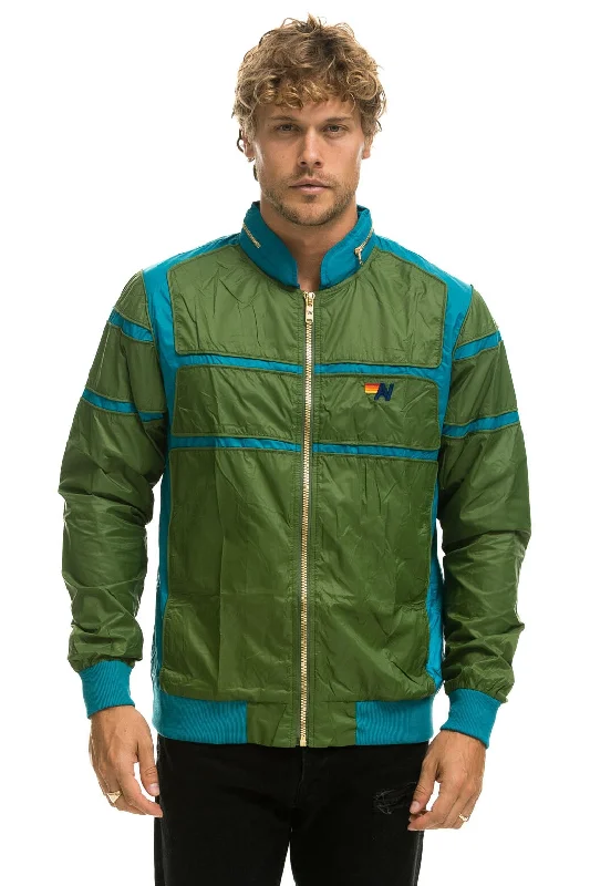 Men's performance utility jacket-RACER JACKET - GARDEN GREEN