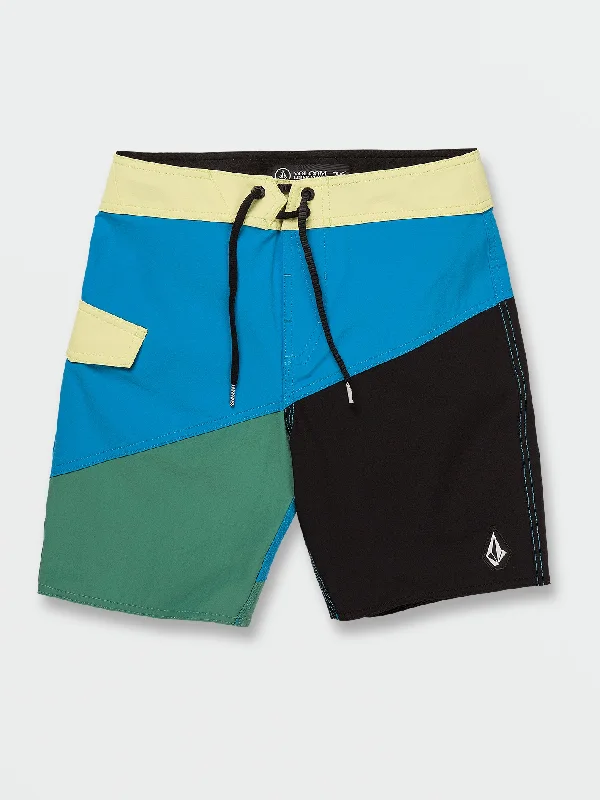 Men's sustainable hiking shorts-Big Boys Halved Liberator Trunks - Maliblue