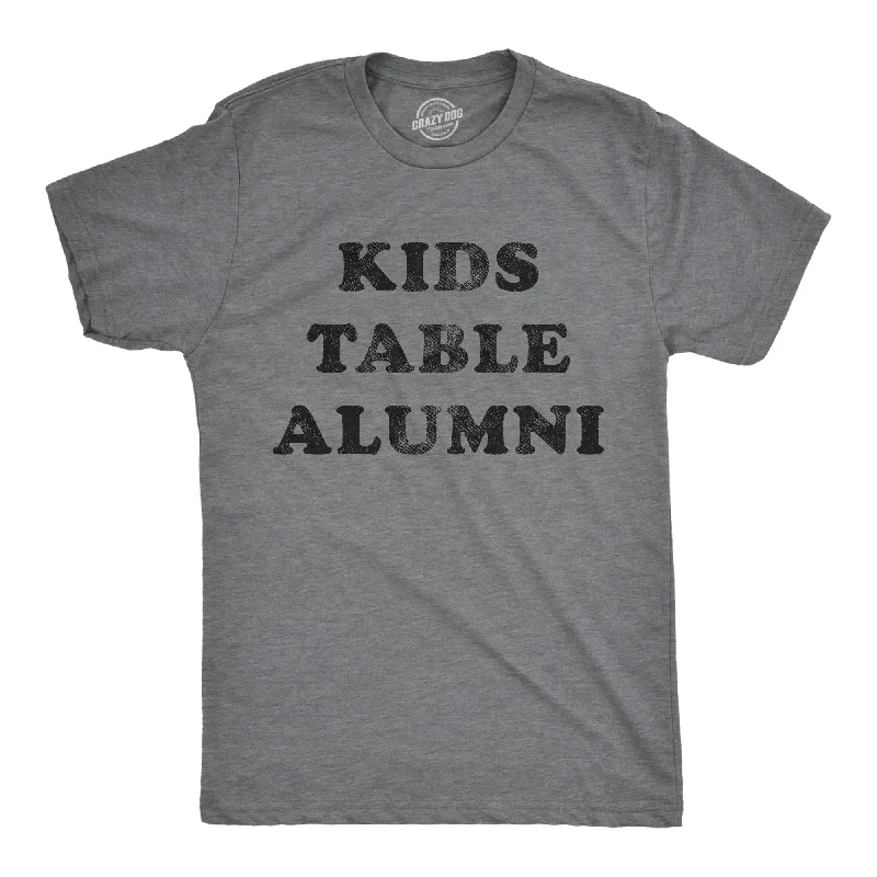 Men's comfy lounge t-shirt-Kids Table Alumni Men's T Shirt