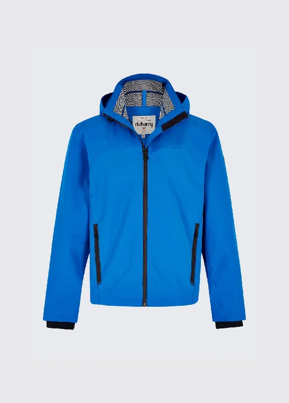 Men's modern raincoat-Barrow Mens Jacket - Kingfisher