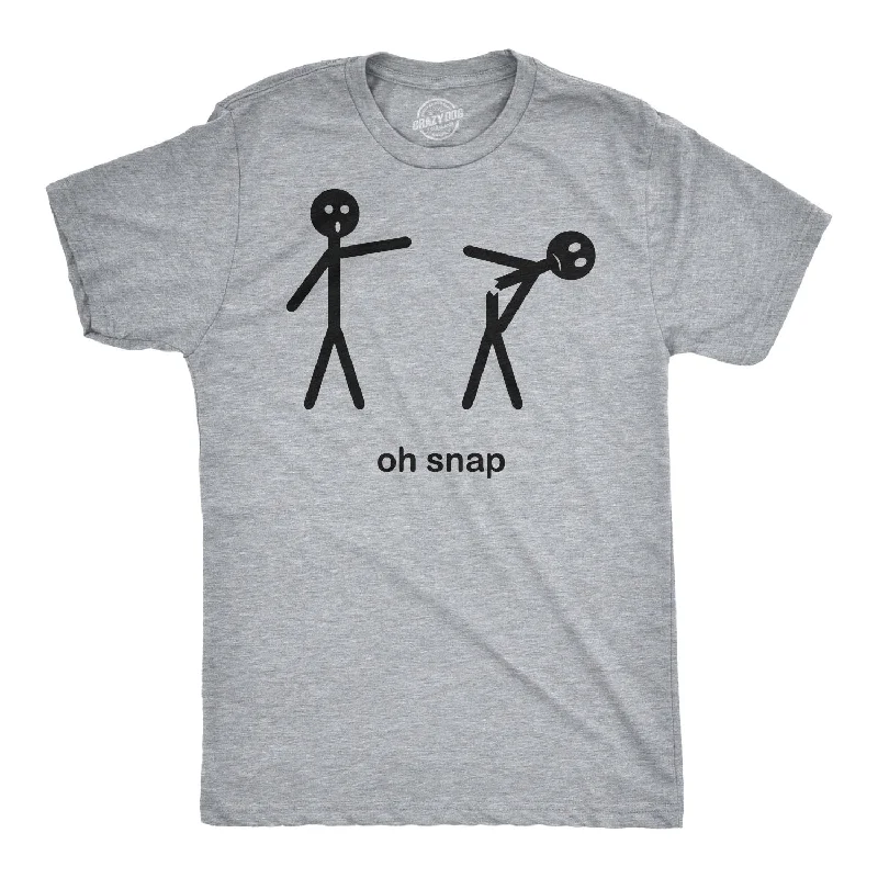 Men's comfy lounge t-shirt-Oh Snap Men's T Shirt