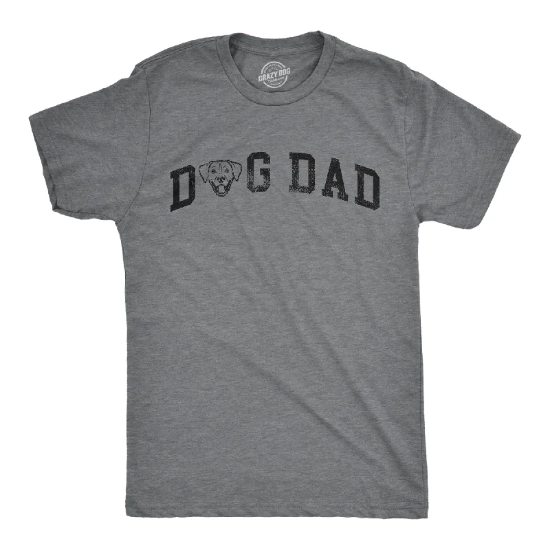 Men's iconic design t-shirt-Dog Dad Lab Men's T Shirt