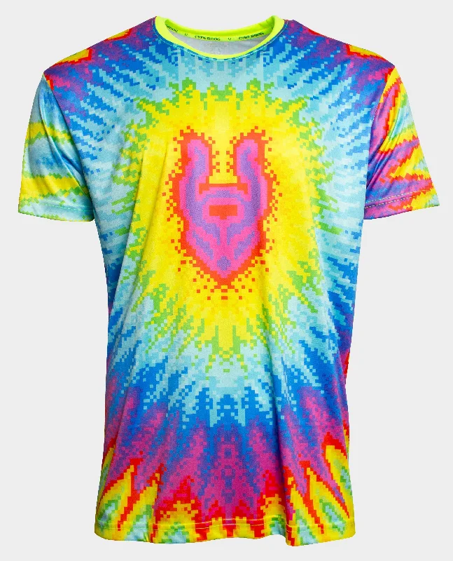 Men's lightweight active t-shirt-MENS TIE DYE T-SHIRT