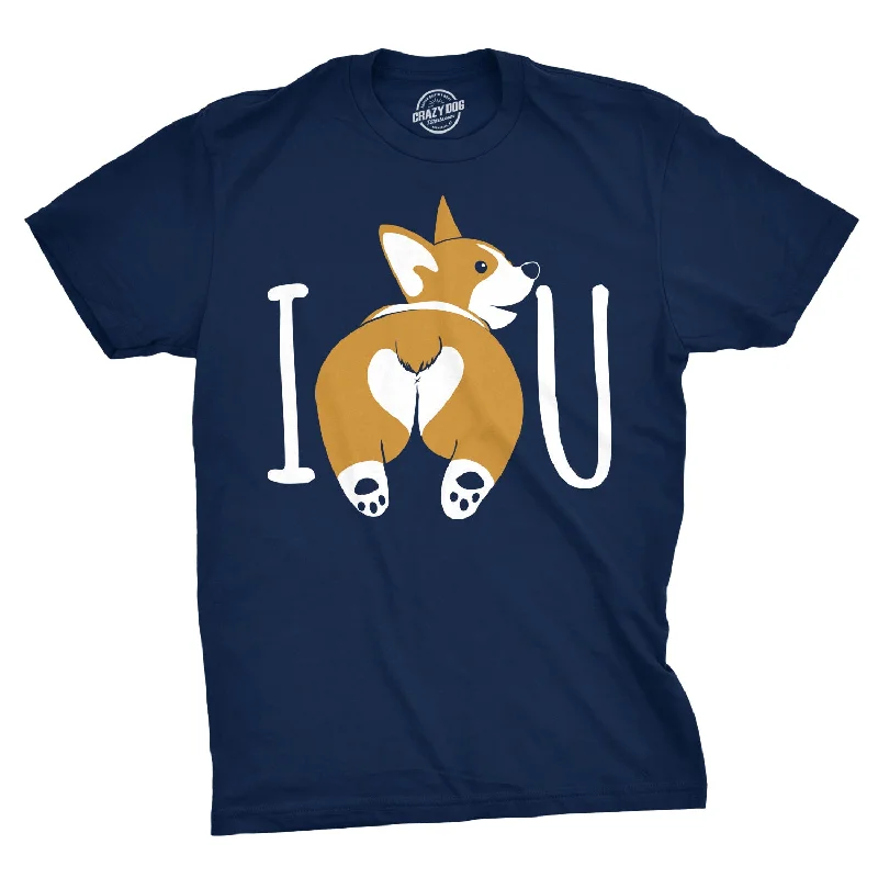 Men's soft-touch t-shirt-I Corgi Butt You Men's T Shirt