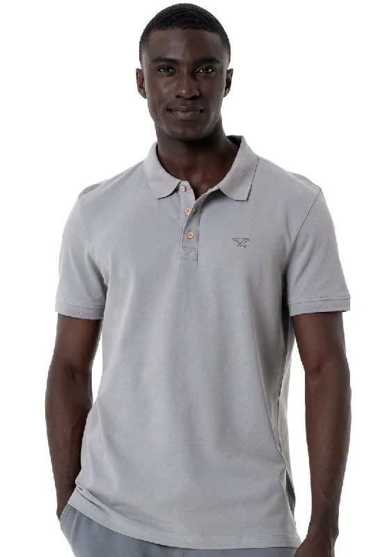 Men's soft-touch t-shirt-Golfer _ 146163 _ Grey