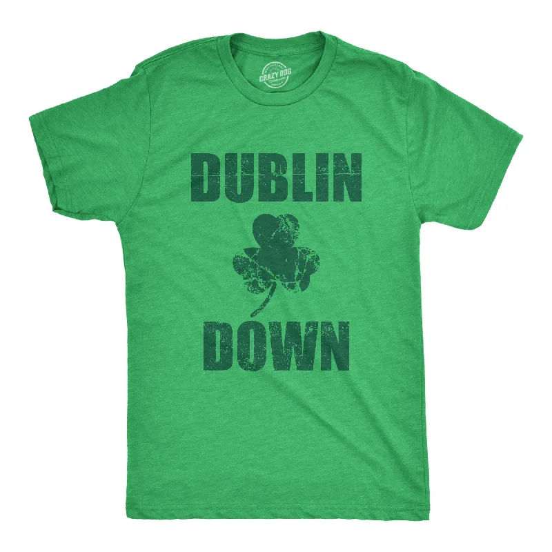 Men's pre-shrunk t-shirt-Dublin Down Men's T Shirt