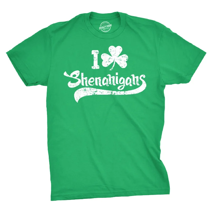 Men's comfy lounge t-shirt-I Clover Shenanigans Men's T Shirt