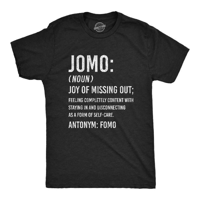 Men's casual wear t-shirt-JOMO Joy Of Missing Out Men's T Shirt