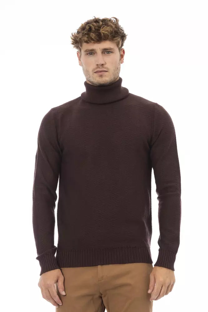 Men's urban knit-Alpha Studio  Merino Wool Men's Sweater