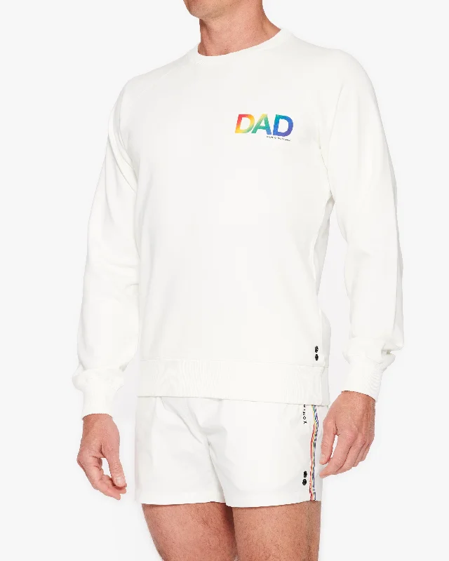 Men's gym sweatshirt-Ron Dorff Equinox Dad Pride Sweatshirt