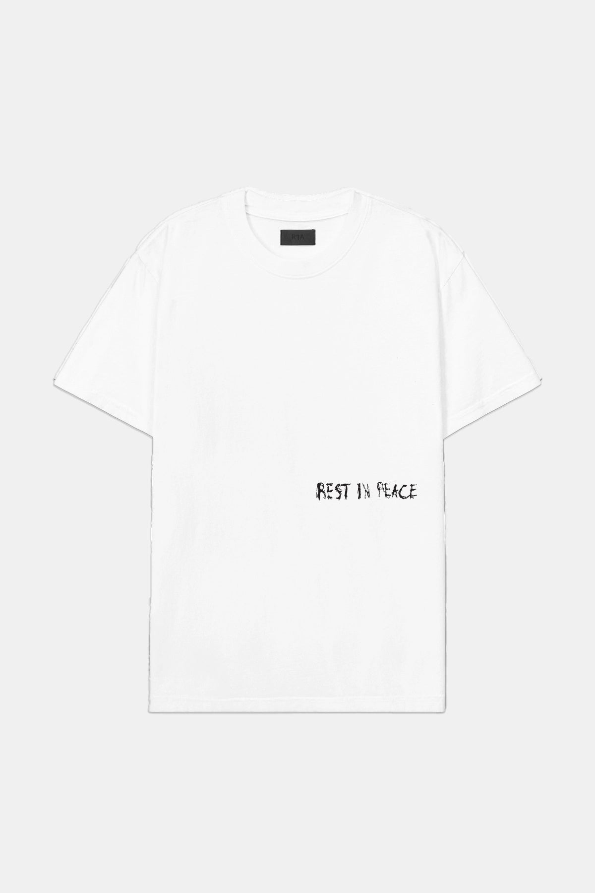 Men's sustainable material t-shirt-LIAM TEE | WHITE RIP CROSS