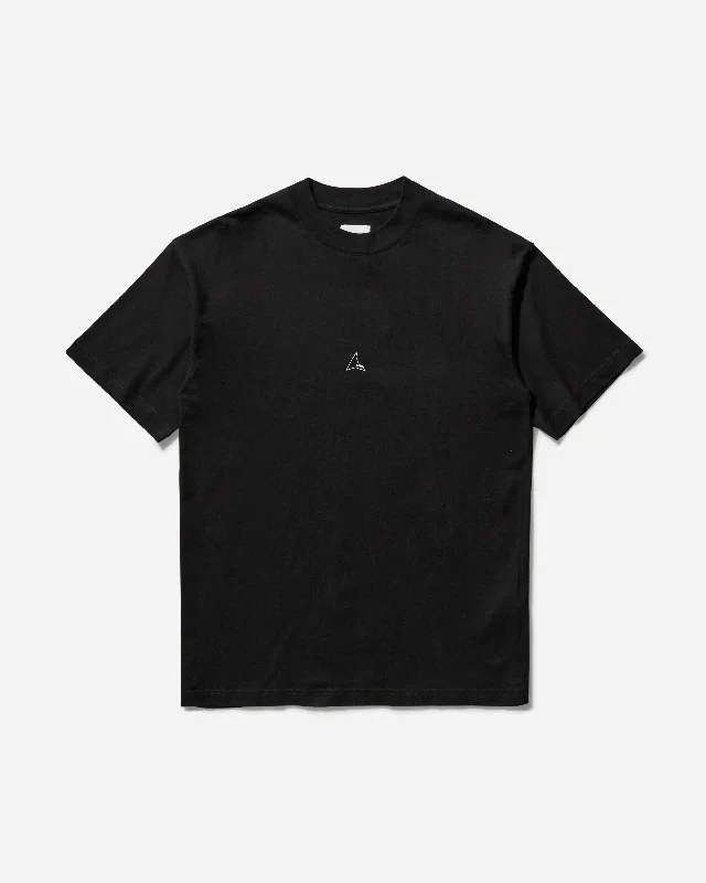 Men's fun print t-shirt-Men's Logo T Shirt Black