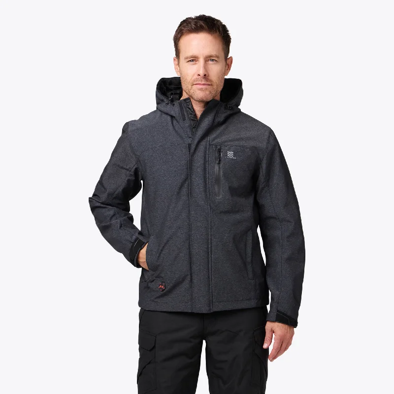 Men's weatherproof fleece jacket-Adventure Heated Jacket Men’s