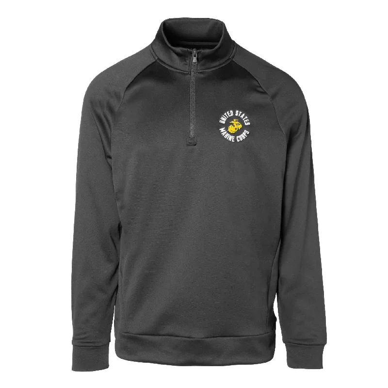 Men's golf sweatshirt-Under Armour Marine Corps 1/2 Zip