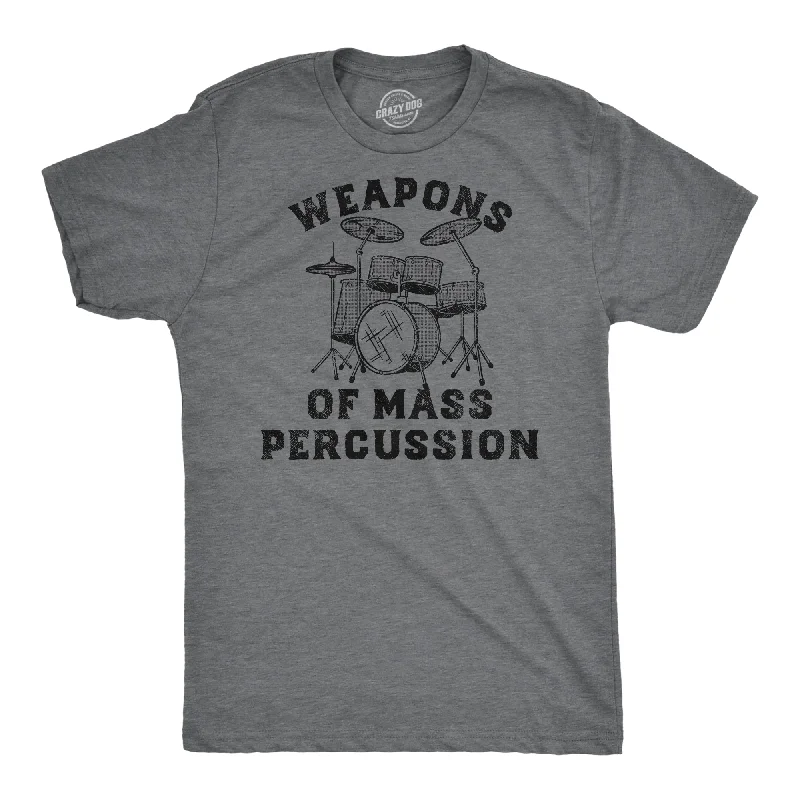 Men's ultra-soft t-shirt-Weapons of Mass Percussion Men's T Shirt