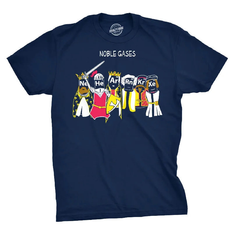 Men's summer-ready t-shirt-Noble Gases Men's T Shirt