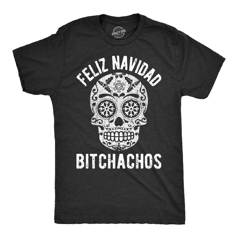 Men's soft-touch t-shirt-Feliz Navidad Bitchachos Men's T Shirt