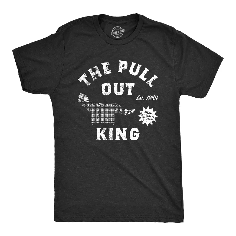 Men's lightweight active t-shirt-The Pull Out King Men's T Shirt