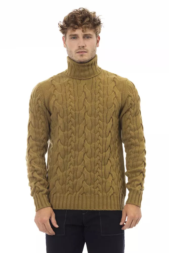 Men's loungewear knit-Alpha Studio  Wool Men's Sweater