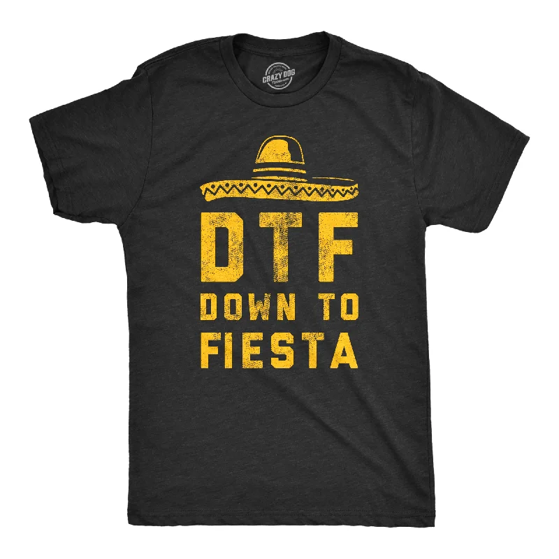 Men's sport-inspired t-shirt-DTF Down To Fiesta Men's T Shirt