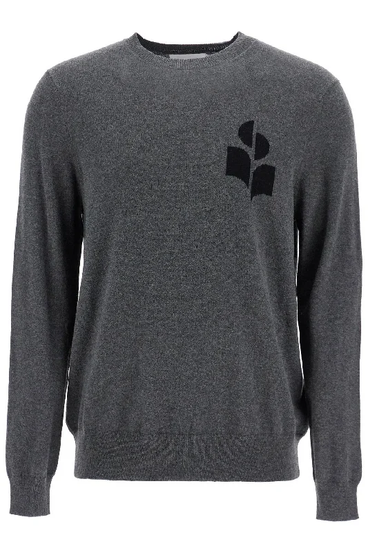 Men's trendy sweatshirt-Marant Men's 'Evans Cotton And Wool Pullover