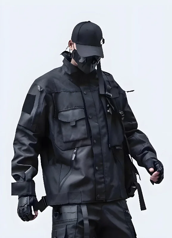 Men's organic windbreaker-Tactical Bomber Jacket