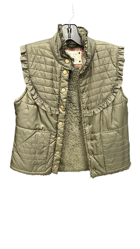 Men's sporty field jacket-Jacket Puffer & Quilted By Free People In Green, Size: Xs