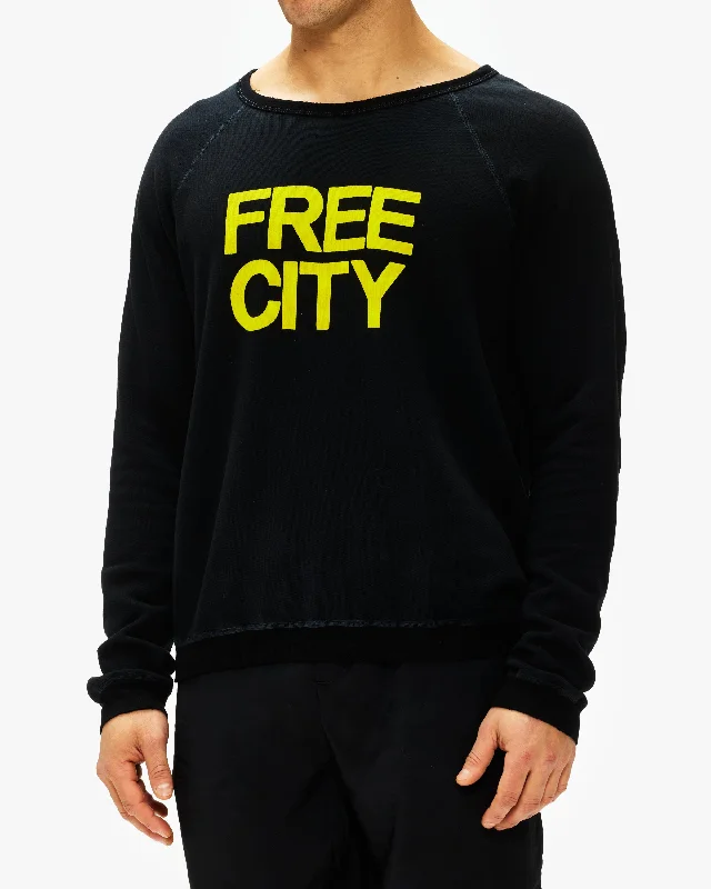 Men's timeless sweatshirt-Free City Superyumm Biggie Raglan