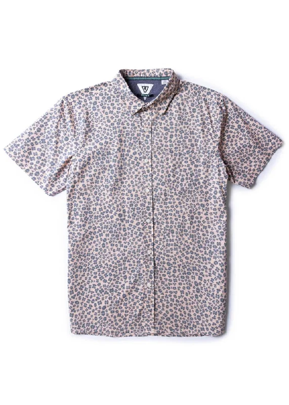 Men's pre-shrunk gym wear shirt-Vissla Short Sleeve Men's Woven Shirts