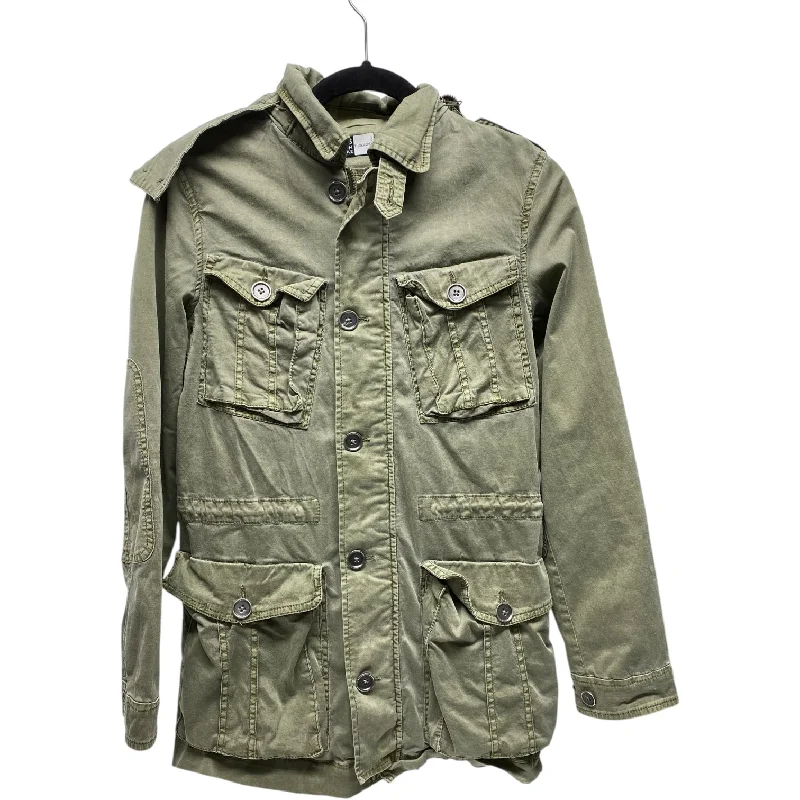 Men's eco-conscious puffer jacket-Jacket Utility By Saks Fifth Avenue In Green, Size: Xs