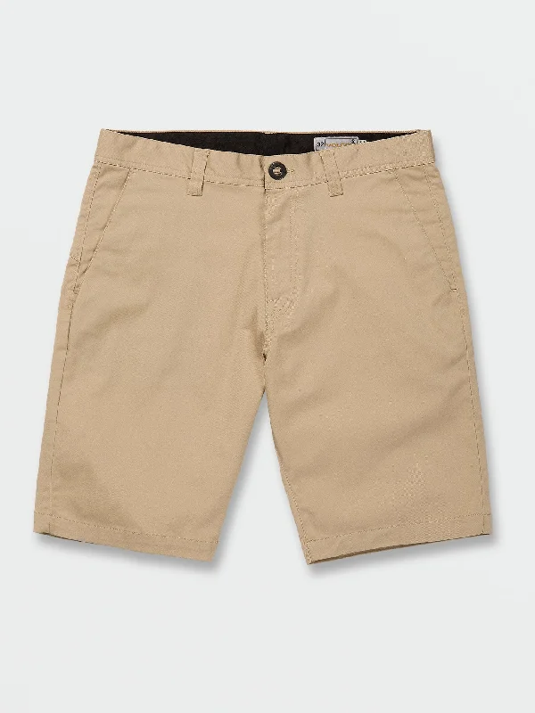 Men's comfortable running shorts-Frickin Modern Stretch Chino Shorts - Almond