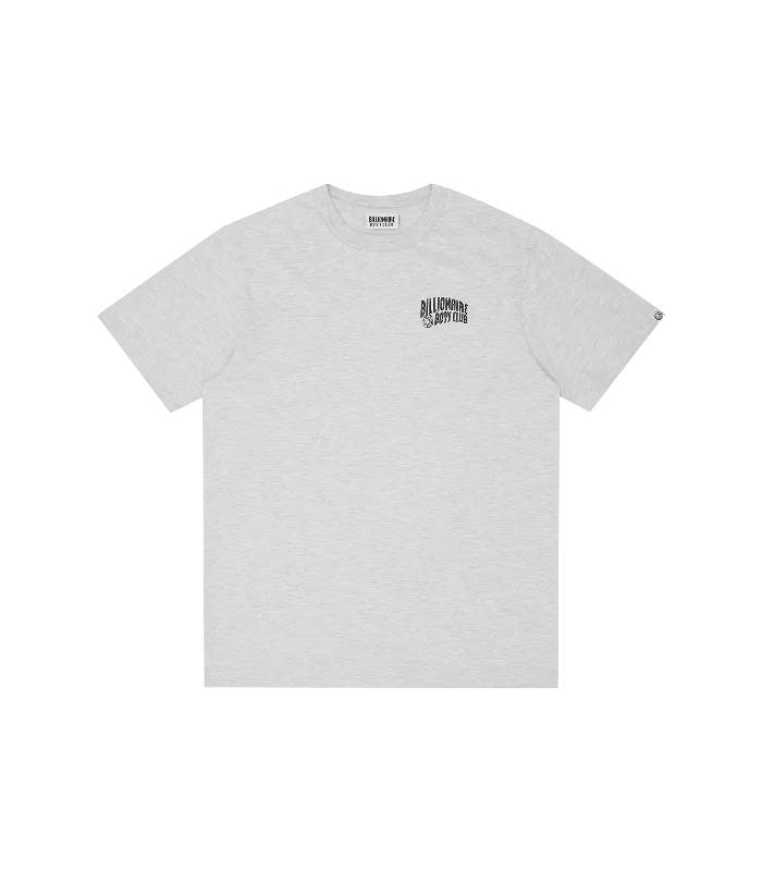 Men's sport-inspired t-shirt-SMALL ARCH LOGO T-SHIRT - HEATHER ASH