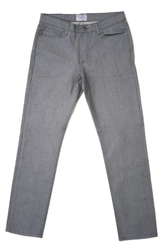 Men's high-stretch casual pants-SLIM STRAIGHT | RAW GREY