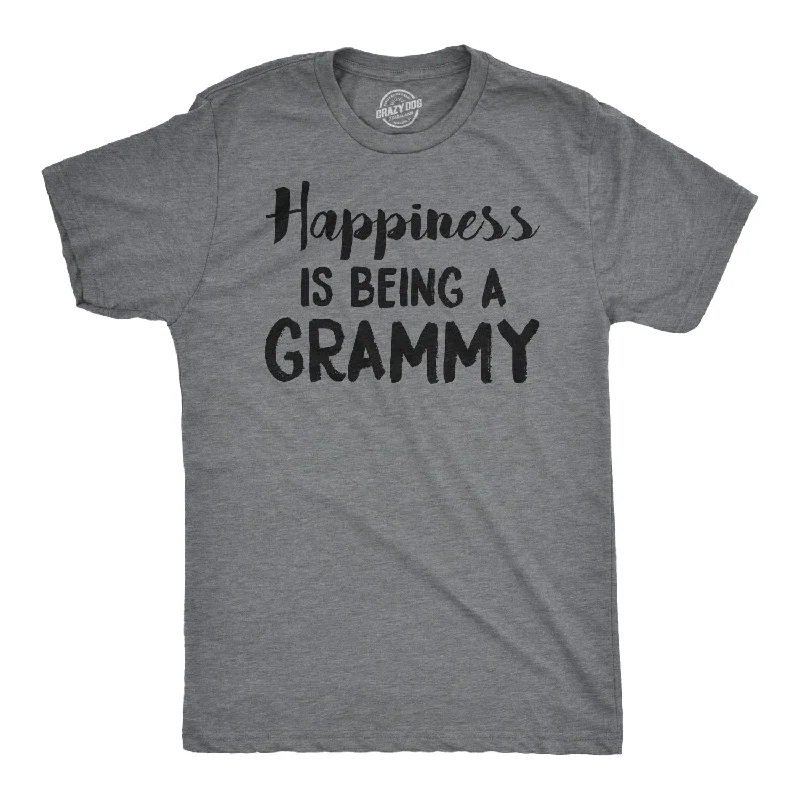 Men's ultra-soft t-shirt-Happiness Is Being A Grammy Men's T Shirt