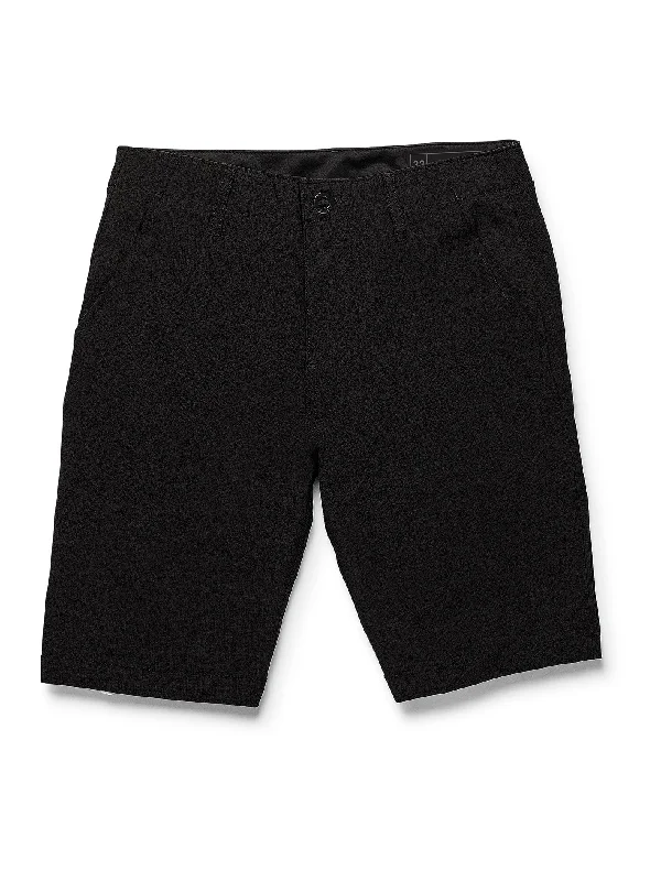 Men's versatile workout shorts-Kerosene Hybrid Shorts - Black