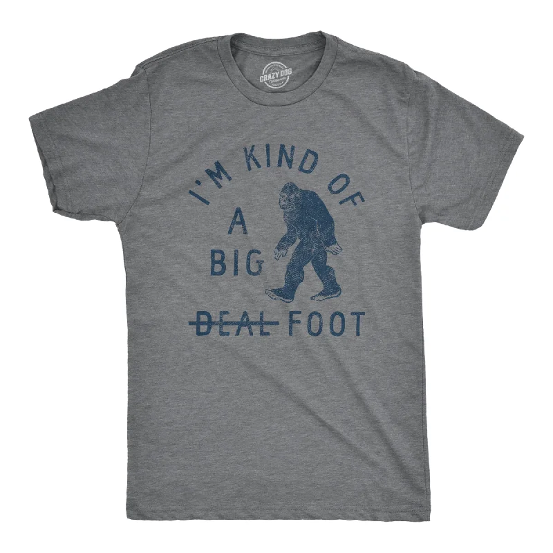 Men's athletic fit t-shirt-Im Kind Of A Big Foot Men's T Shirt