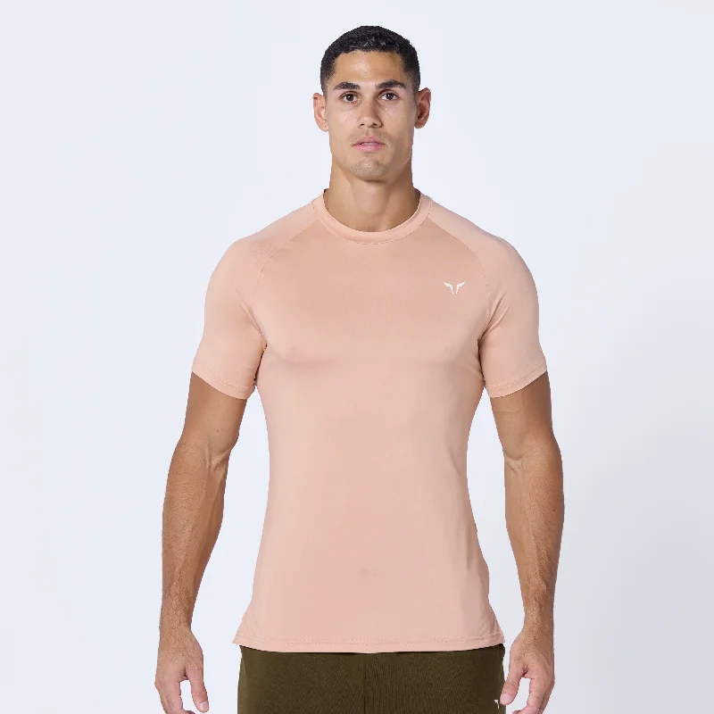 Men's pre-shrunk t-shirt-Essential Ultralight Gym Tee - Maple Sugar