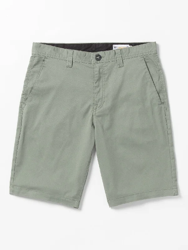 Men's lightweight casual shorts-Frickin Modern Stretch Chino Shorts - Agave